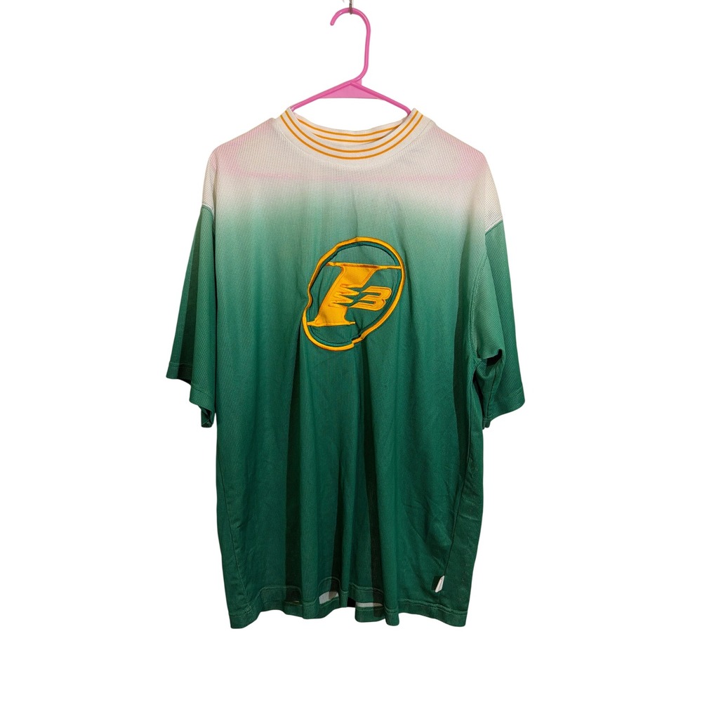 Vintage Reebok Allen Iverson I3 Mesh Jersey Shirt Green White Fade Mens XL
